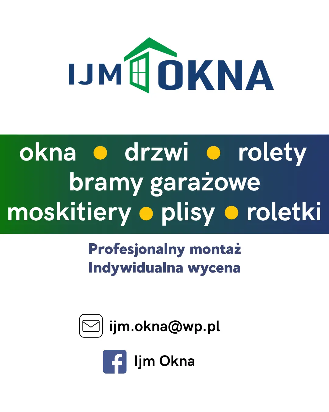 IJM OKNA – montaż okien, drzwi i bram garażowych na Dolnym Śląsku